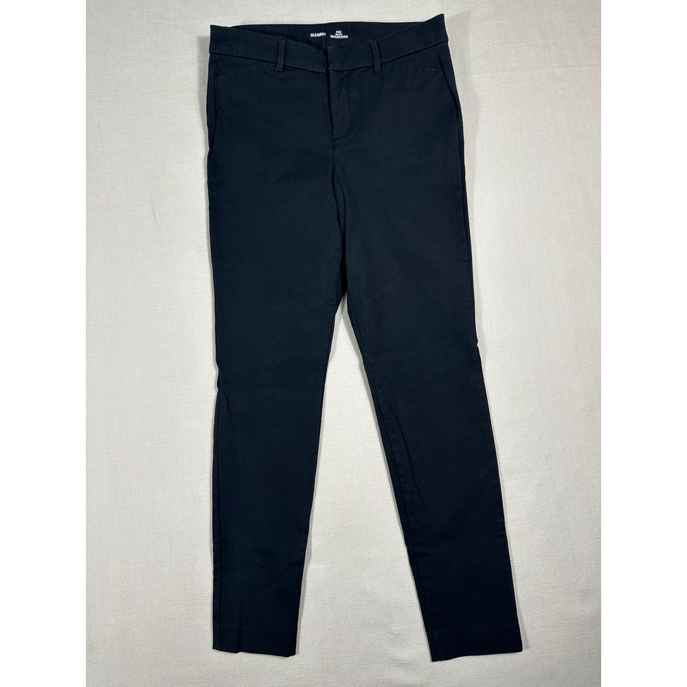 Old Navy‎ Pixie Pants Womens 4 Black Excellent High Rise Secret Slim Pockets